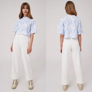 THE FIFTH LABEL-VICE T-SHIRT blue tie dye